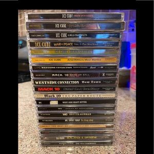 Ice Cube Mac 10 WC west side connection sugga free Dj Quick short knop CDs
